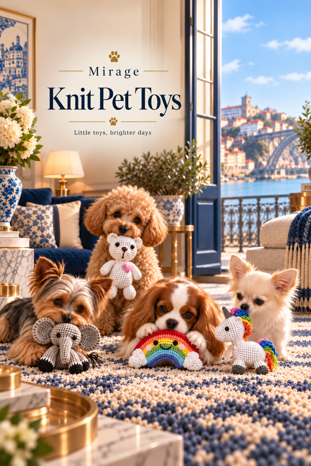 Crochet Knit Knack Pet Toys