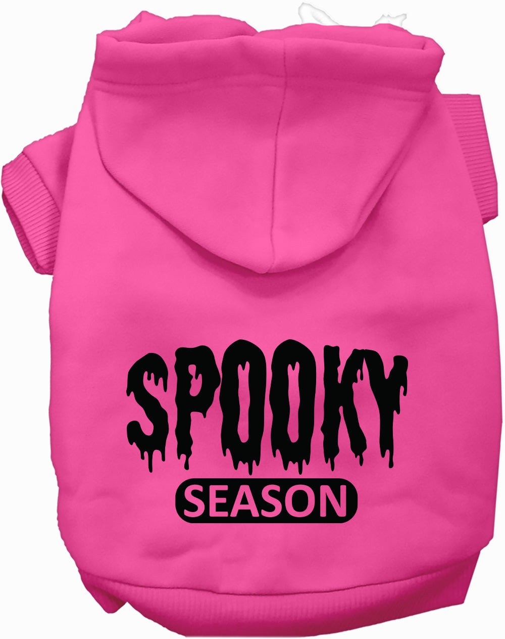 Pink spooky season pet hoodie
