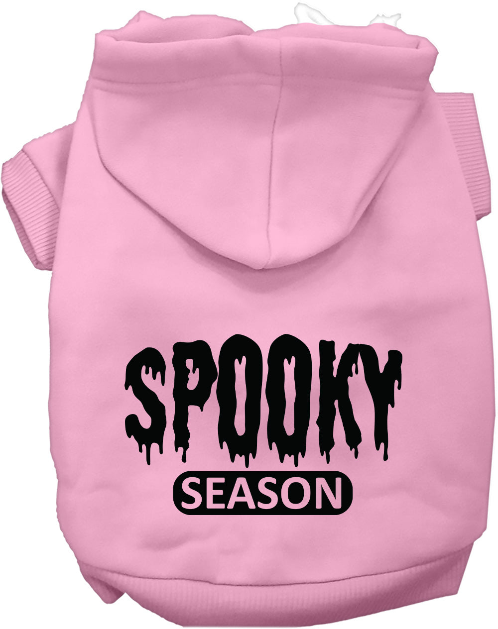 Light pink spooky season pet hoodie