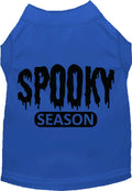 Blue spooky season pet shirt
