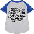 Blue Trick or Treater Guard Patrol Pet Raglan Shirt