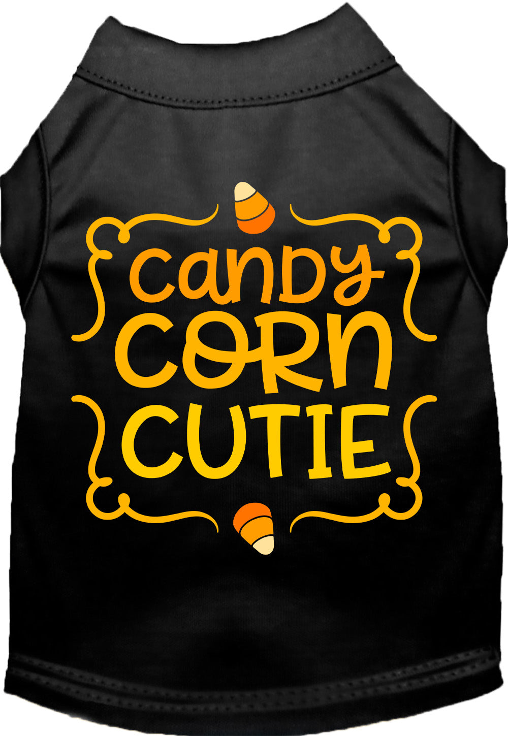 Black Candy Corn Cutie pet shirt