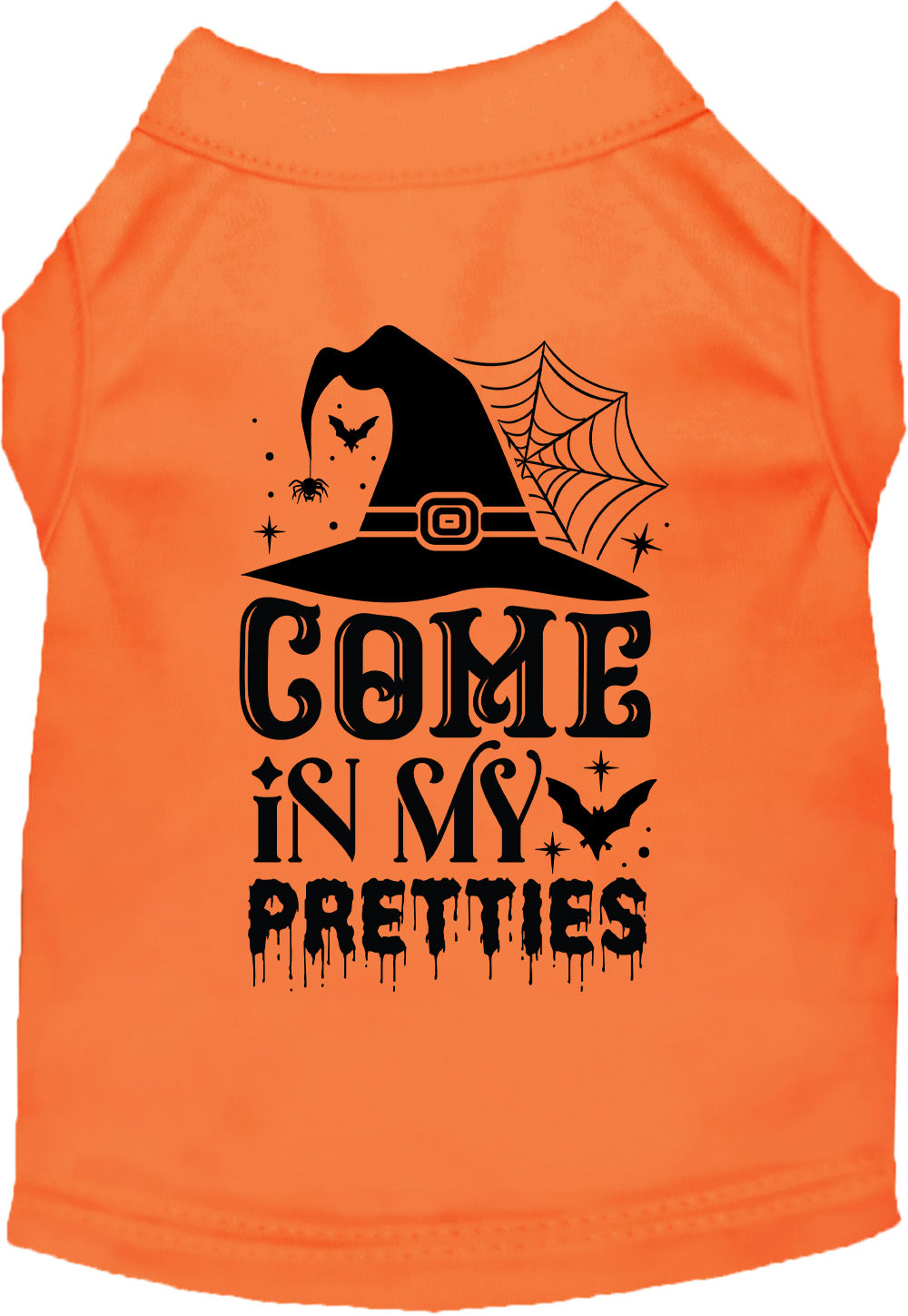 Orange Come In My Pretties Halloween pet shirt