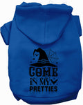 Dark blue Come In My Pretties pet hoodie