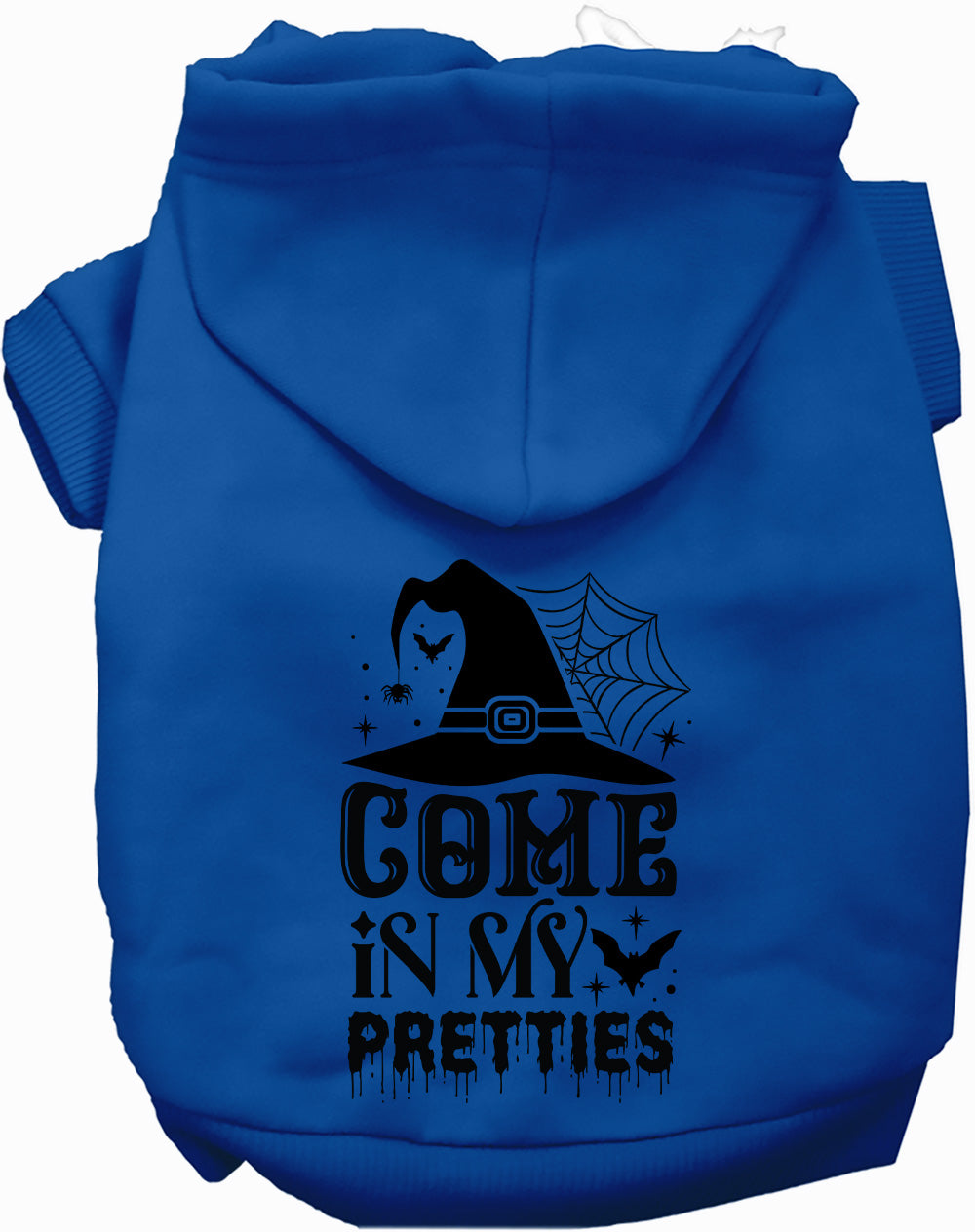 Dark blue Come In My Pretties pet hoodie