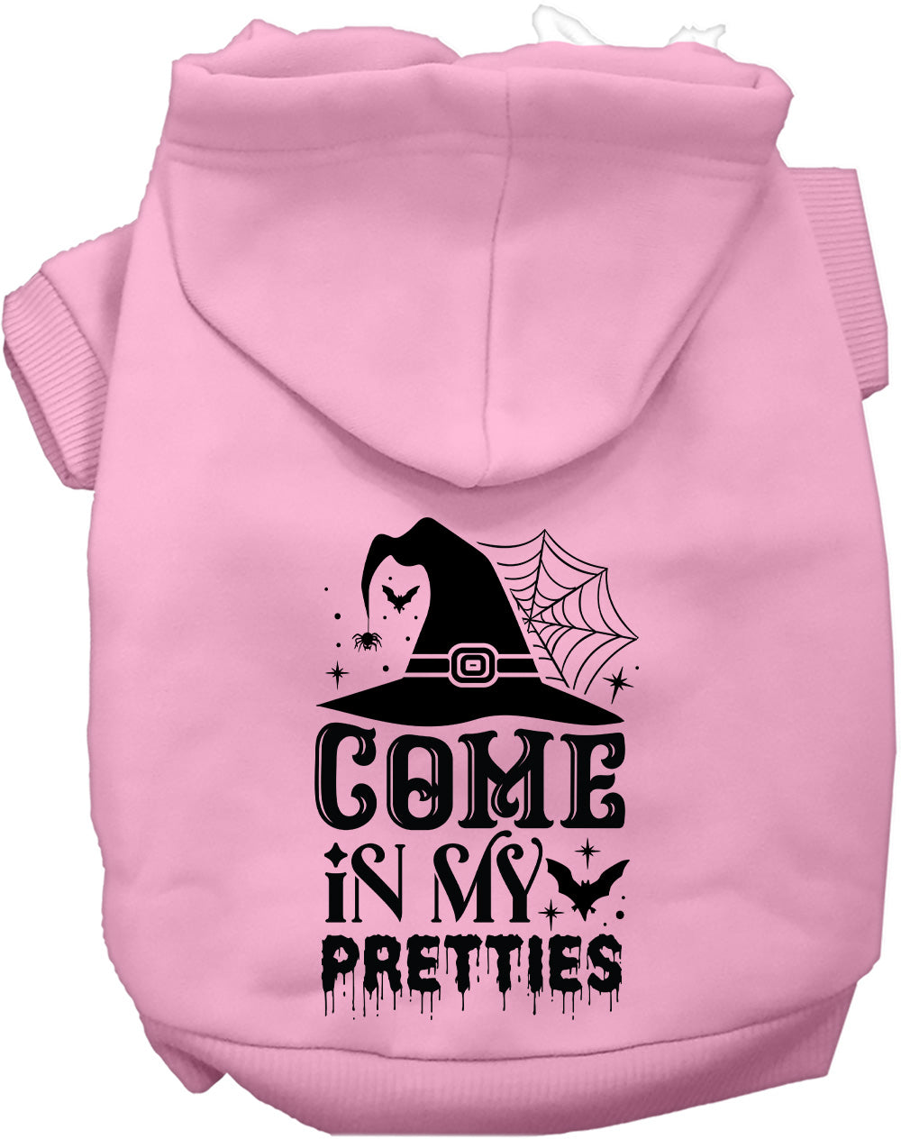 Light pink Come In My Pretties pet hoodie