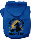 Blue Regulators Mount Up pet hoodie