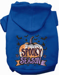 Dark Blue Batty Spooky Season Pet Hoodie