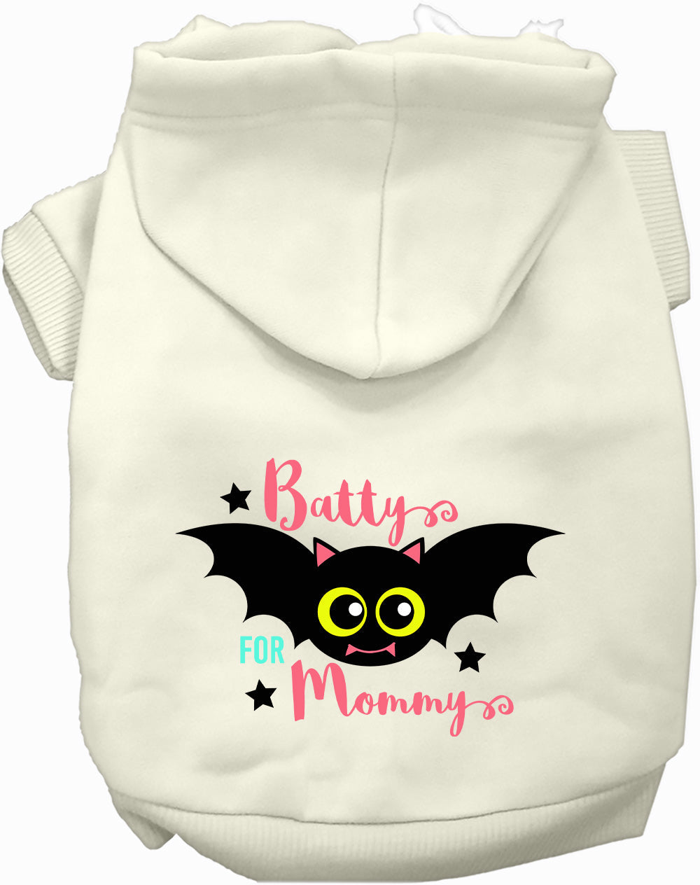 Batty for Mommy Halloween Pet Hoodie