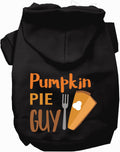 Black Pumpkin Pie Guy pet hoodie