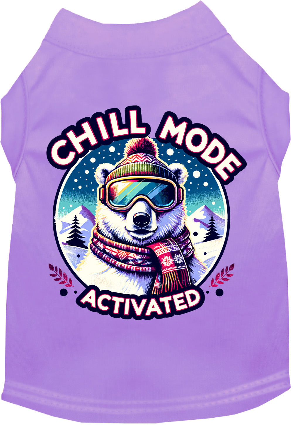 Lavender Chill Mode Activated Pet Shirt