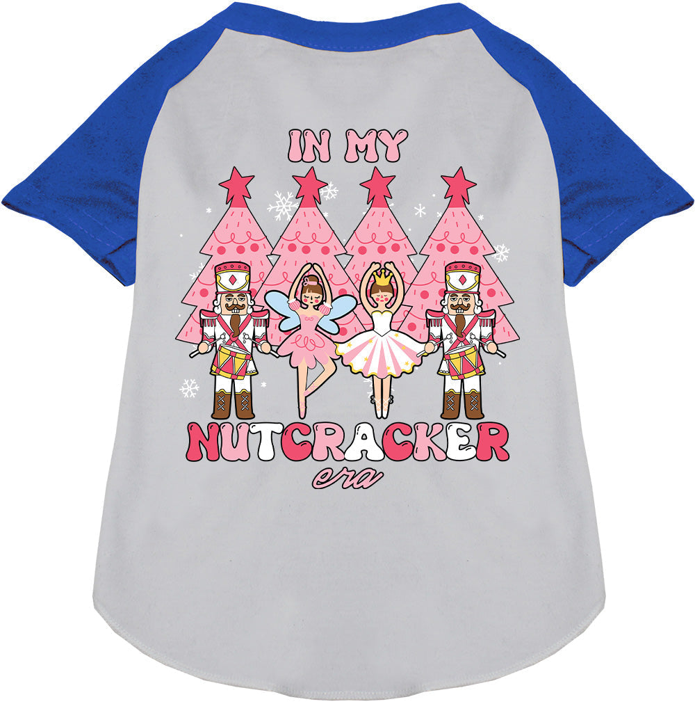 Blue Nutcracker Era Pet Raglan Shirt