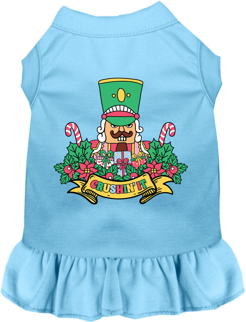 Blue Crushin' It Nutcracker Style Pet Dress