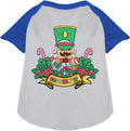 Blue Crushin' It Nutcracker Style Pet Raglan Shirt