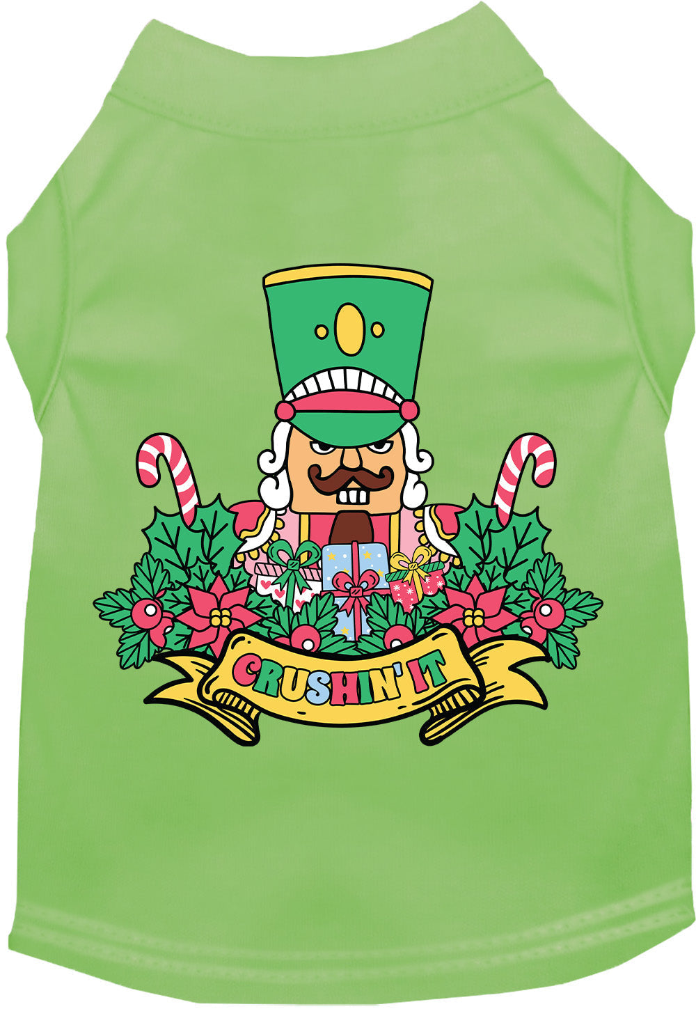 Green Crushin' It Nutcracker Style Pet Shirt
