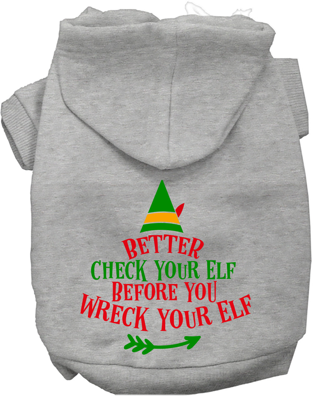 Check Your Elf Christmas Pet Hoodie