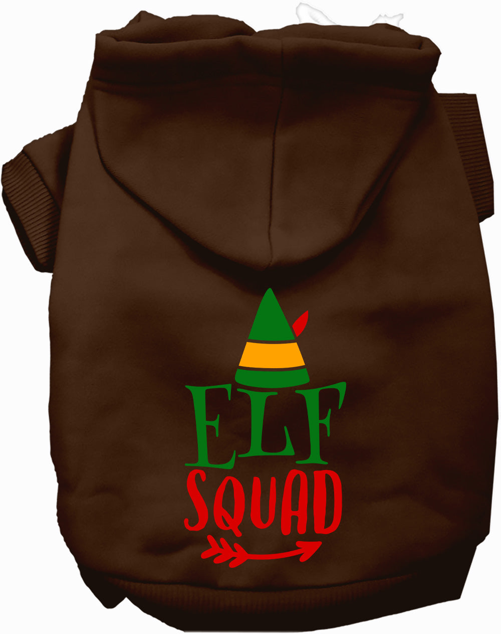 Brown Elf Squad Pet Hoodie for dogs