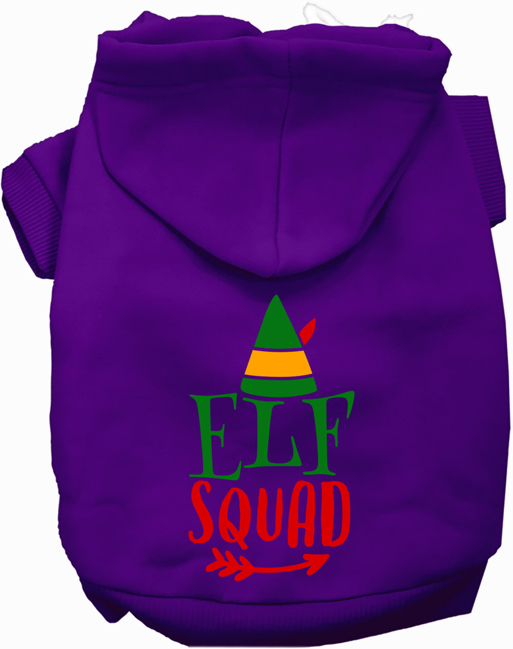 Purple Elf Squad Pet Hoodie for dogs