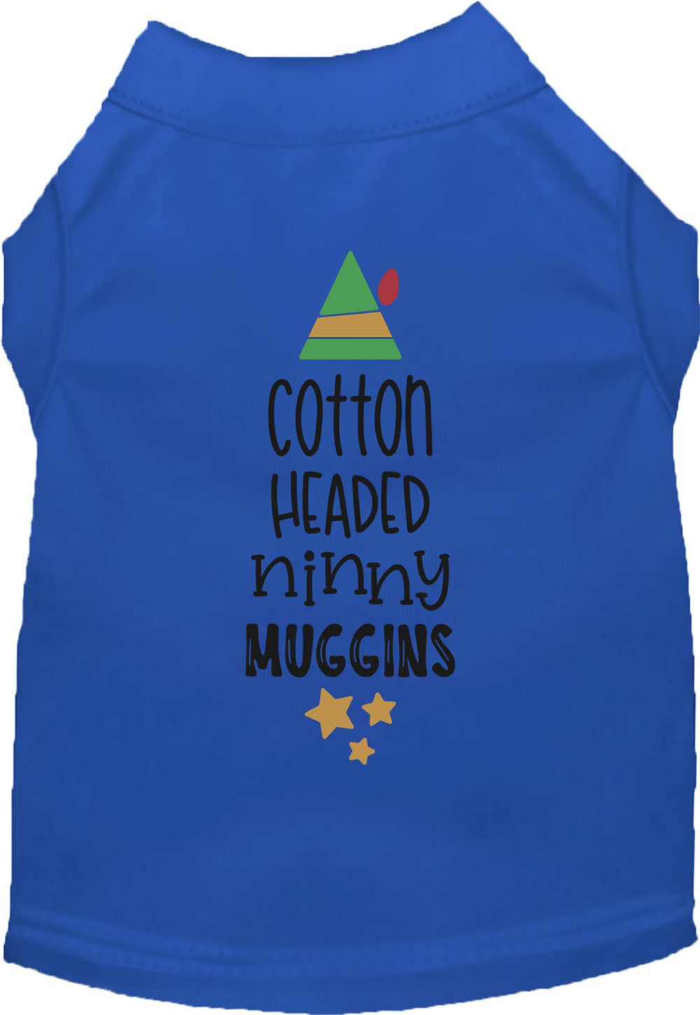 Blue Cotton Headed Ninny Muggins pet shirt