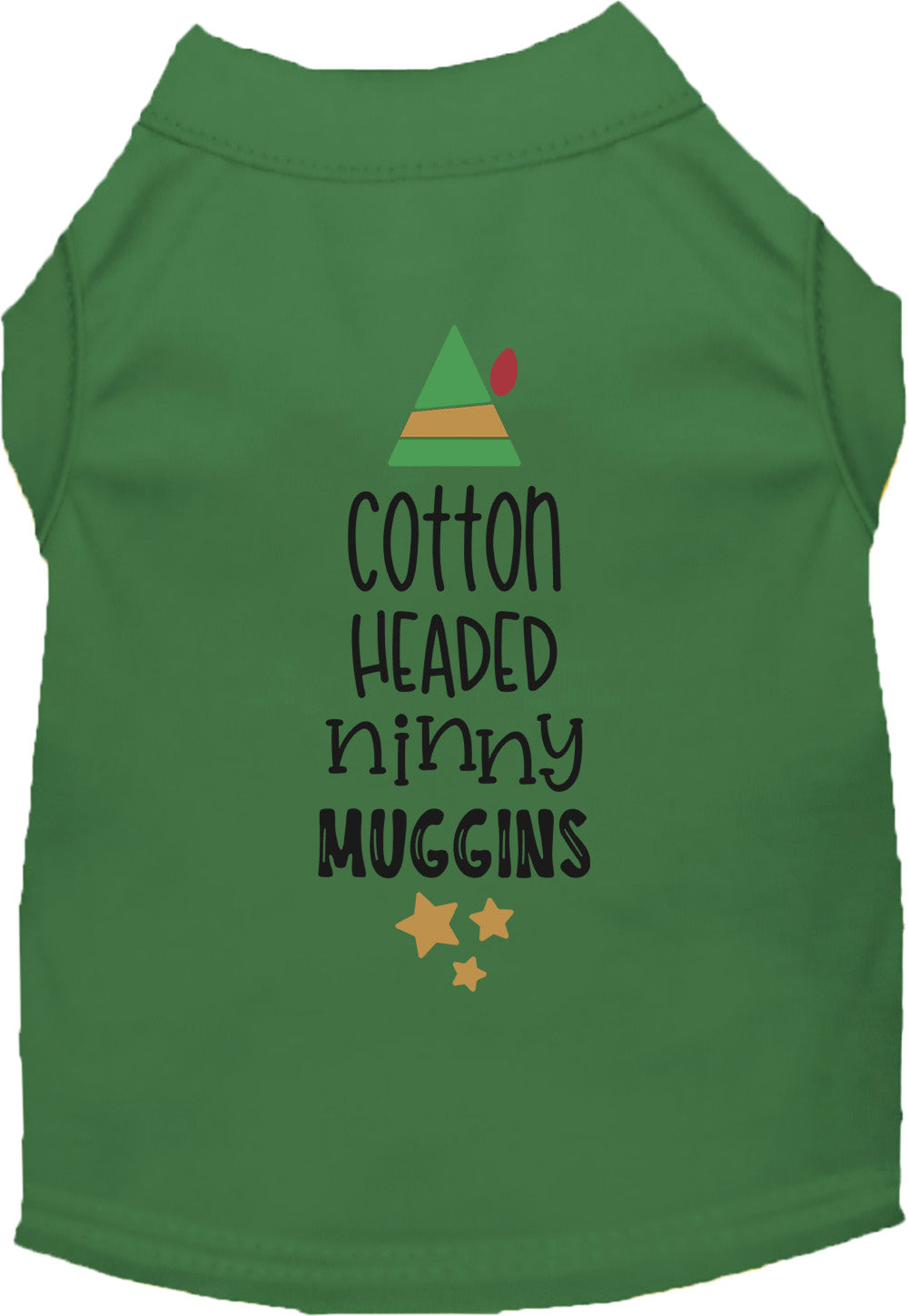 Green Cotton Headed Ninny Muggins pet shirt