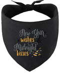 Midnight Kisses New Years Pet Bandana