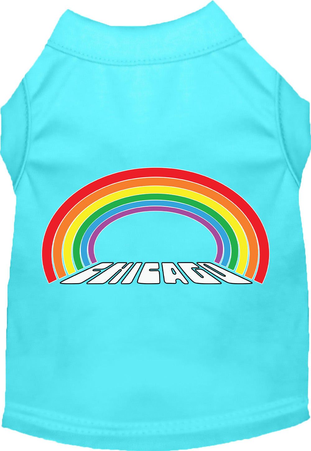 Chicago Rainbow Pet Shirt