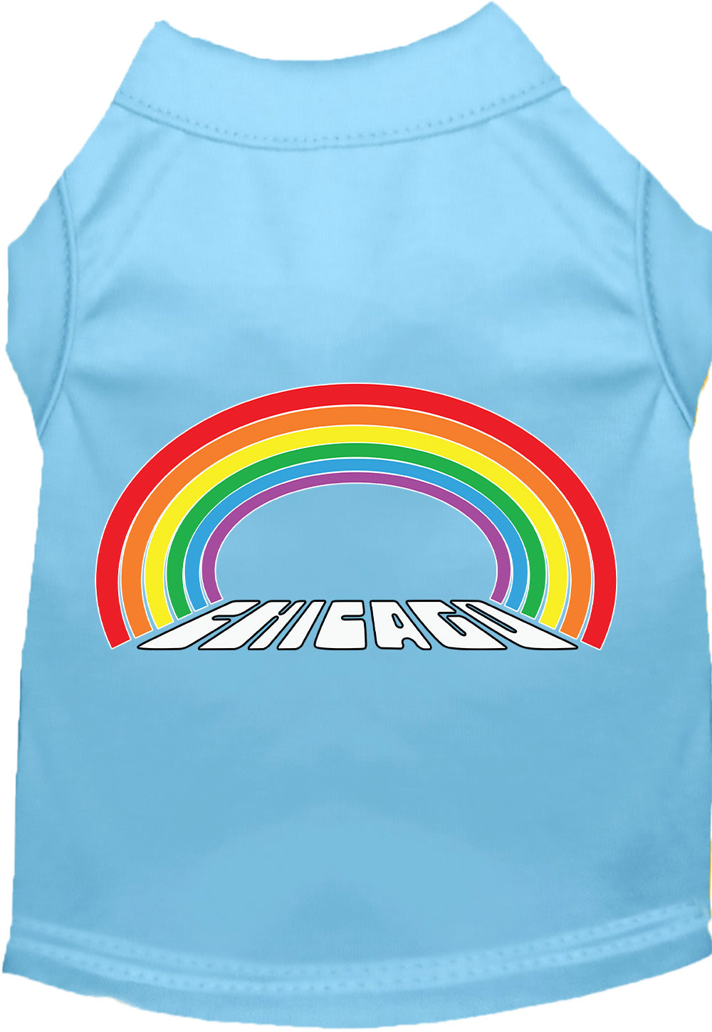 Chicago Rainbow Pet Shirt