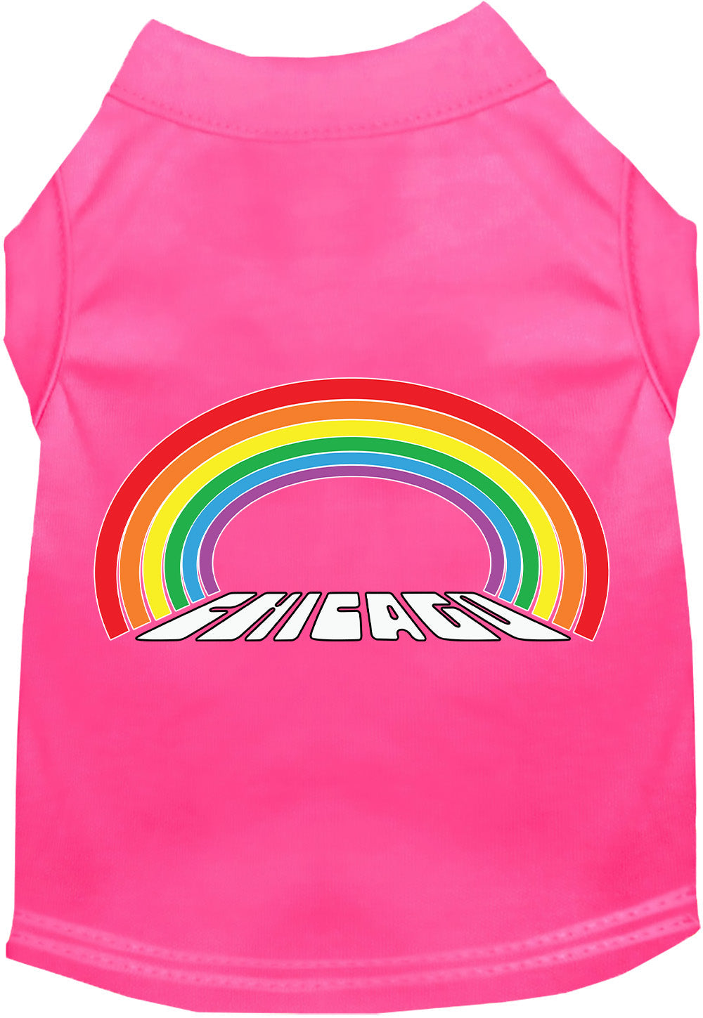 Chicago Rainbow Pet Shirt