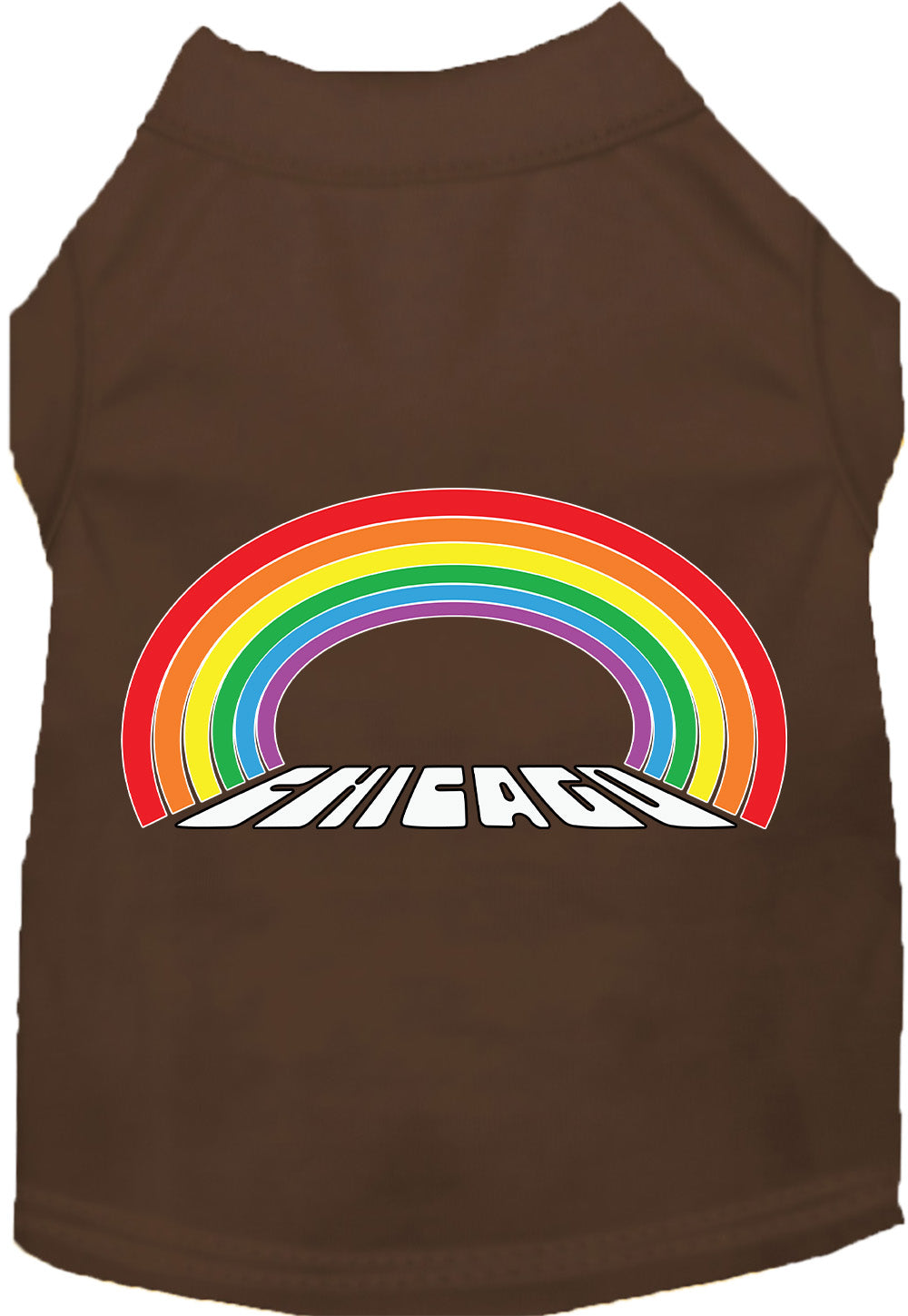 Chicago Rainbow Pet Shirt
