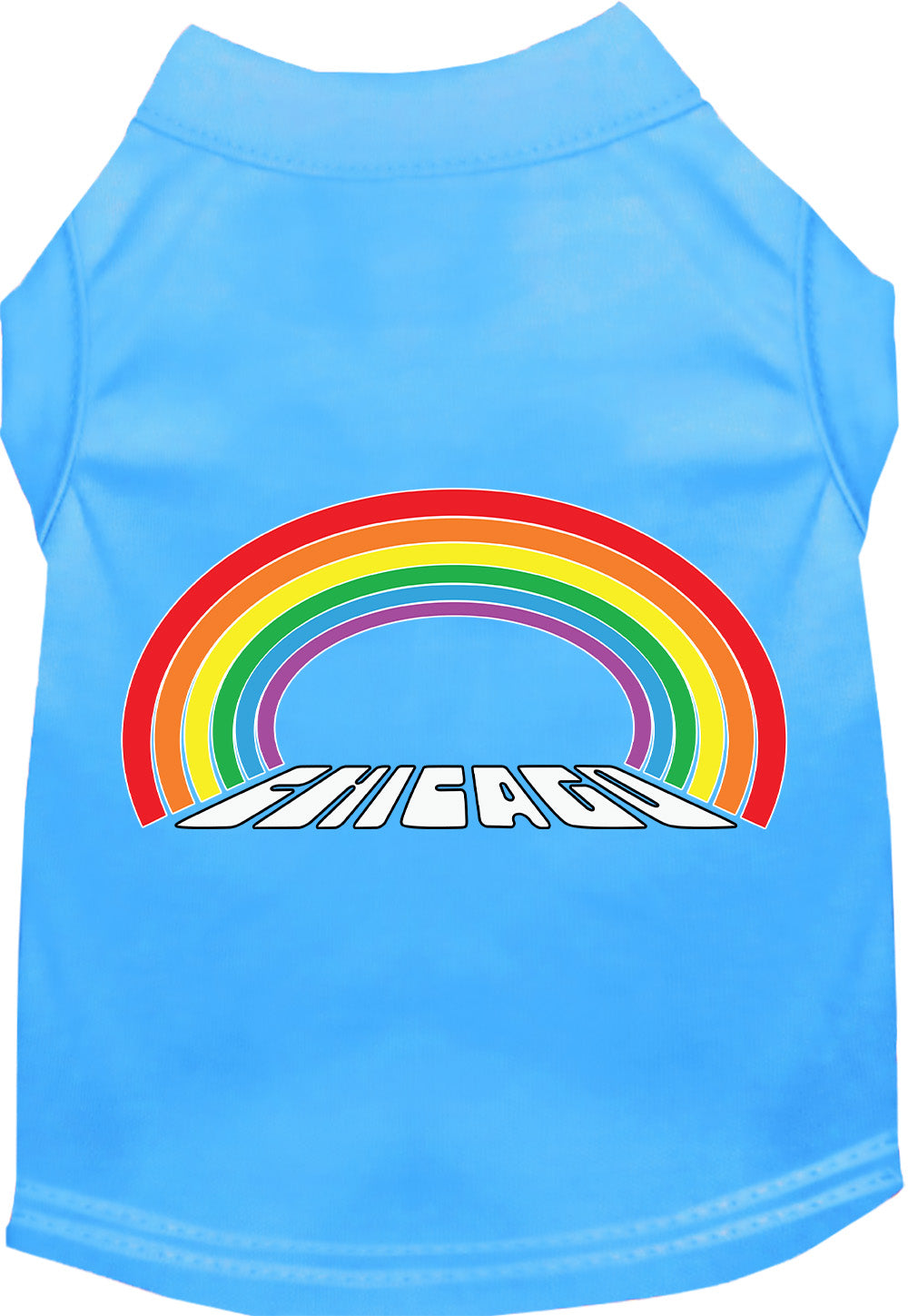 Chicago Rainbow Pet Shirt