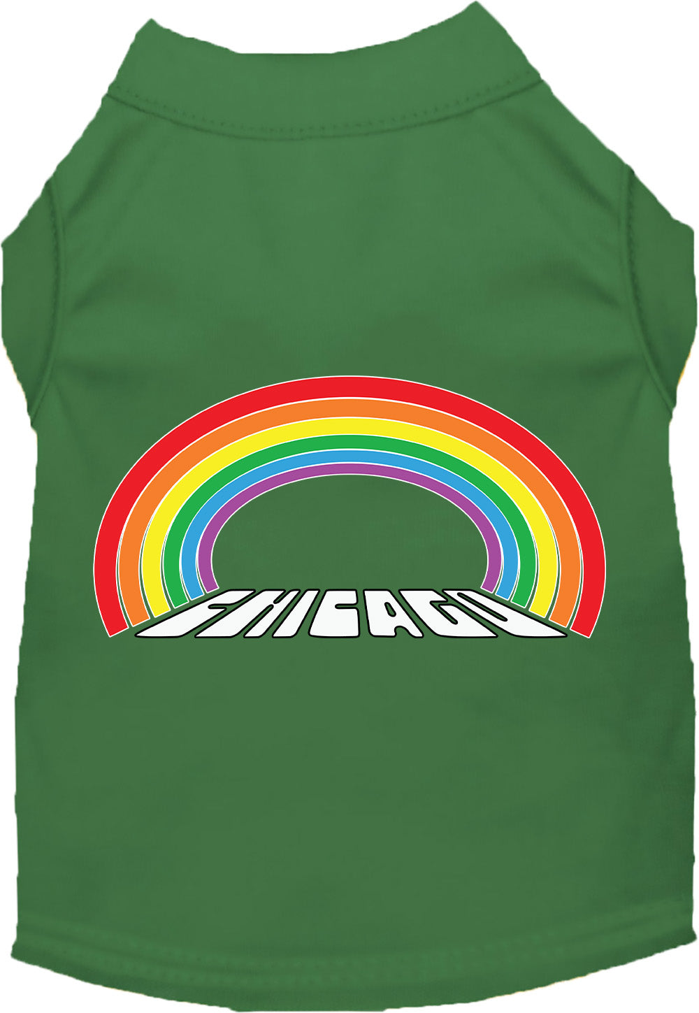 Chicago Rainbow Pet Shirt