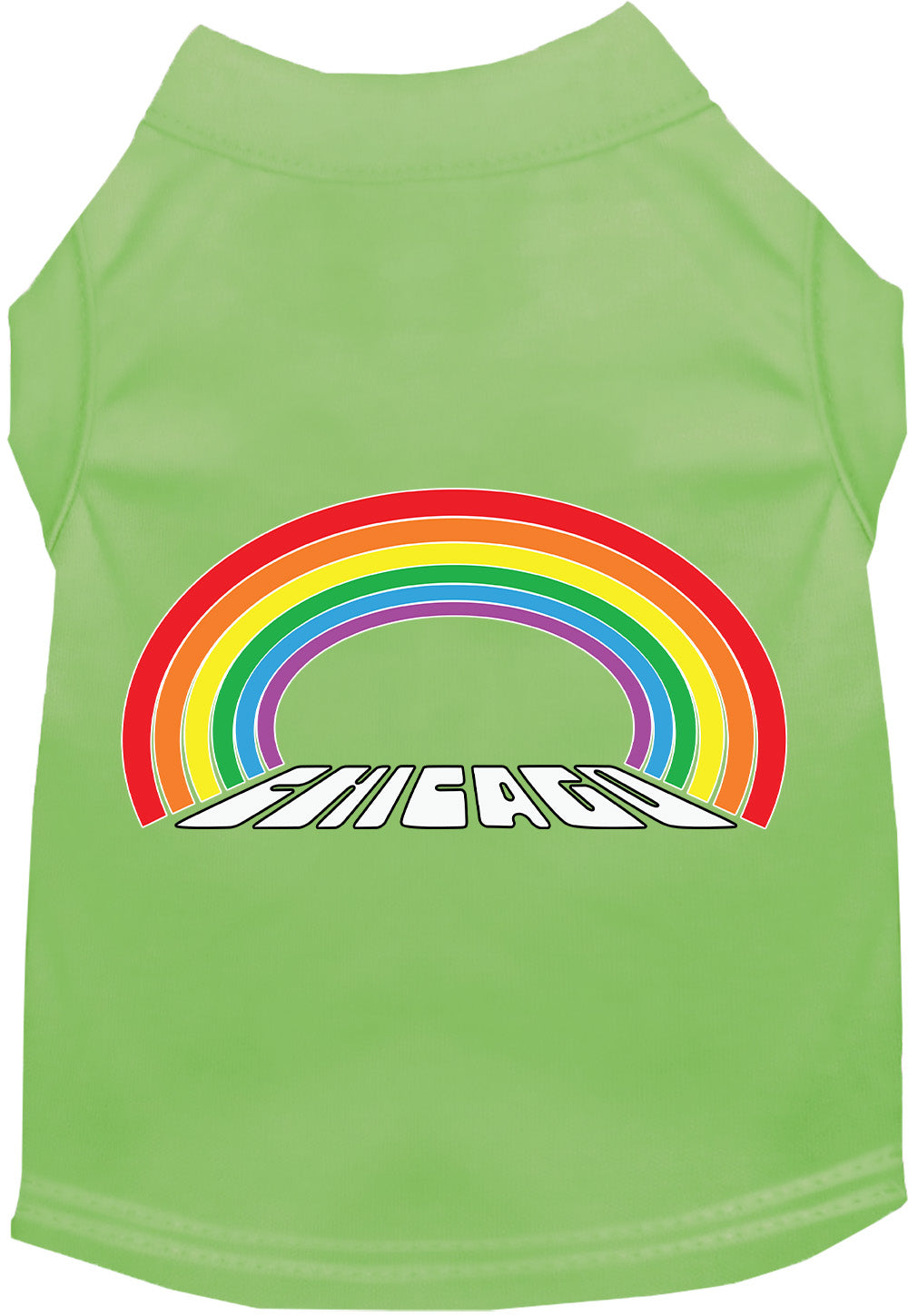 Chicago Rainbow Pet Shirt