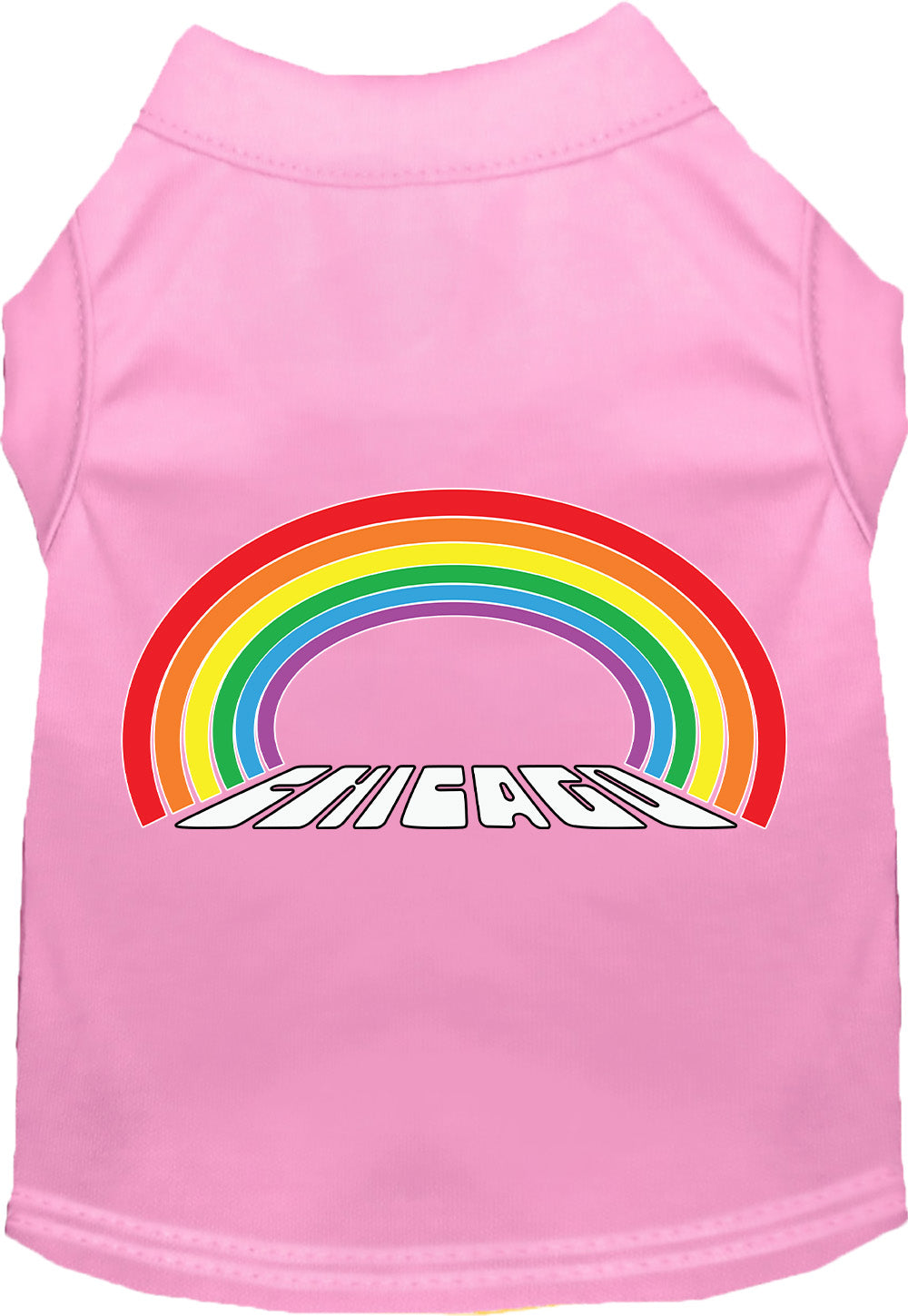 Chicago Rainbow Pet Shirt