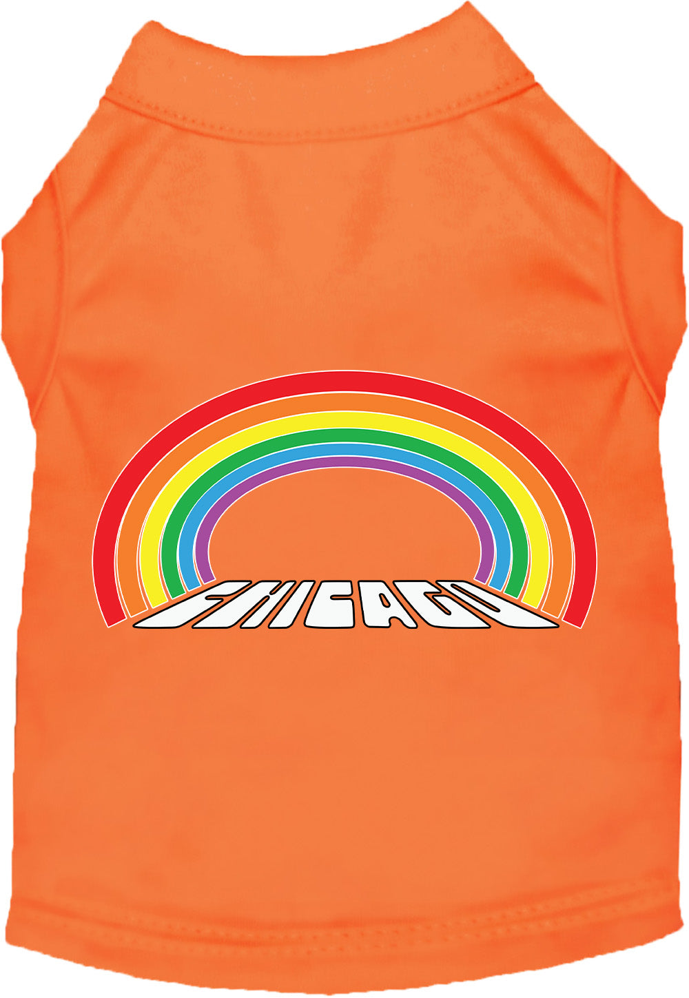 Chicago Rainbow Pet Shirt