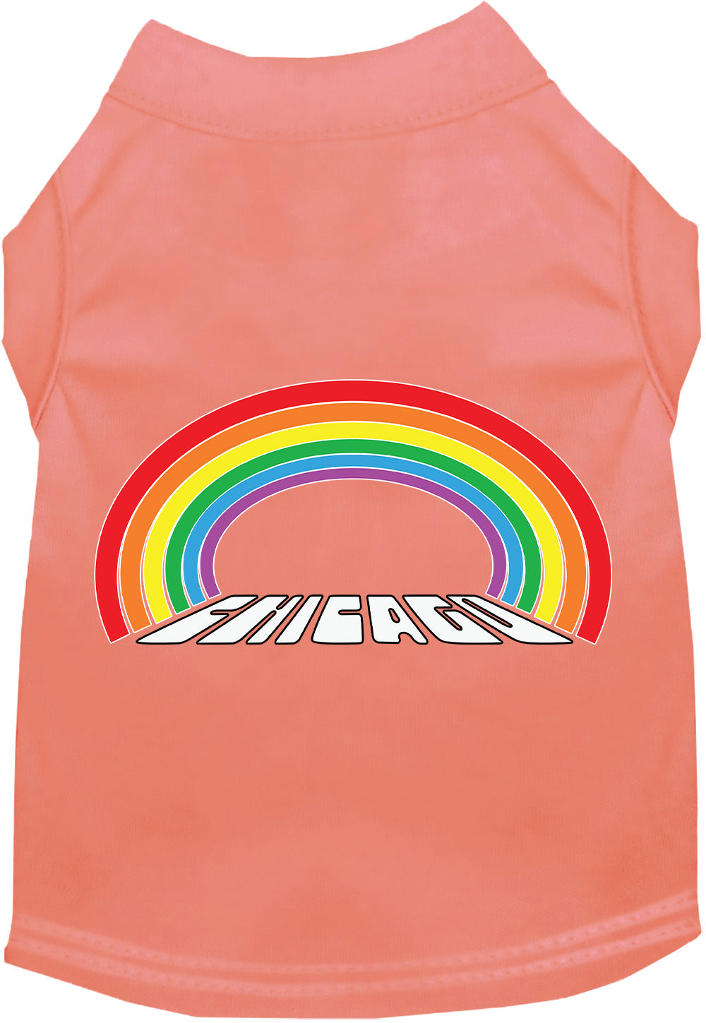 Chicago Rainbow Pet Shirt