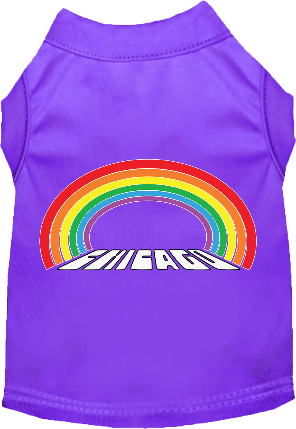 Chicago Rainbow Pet Shirt