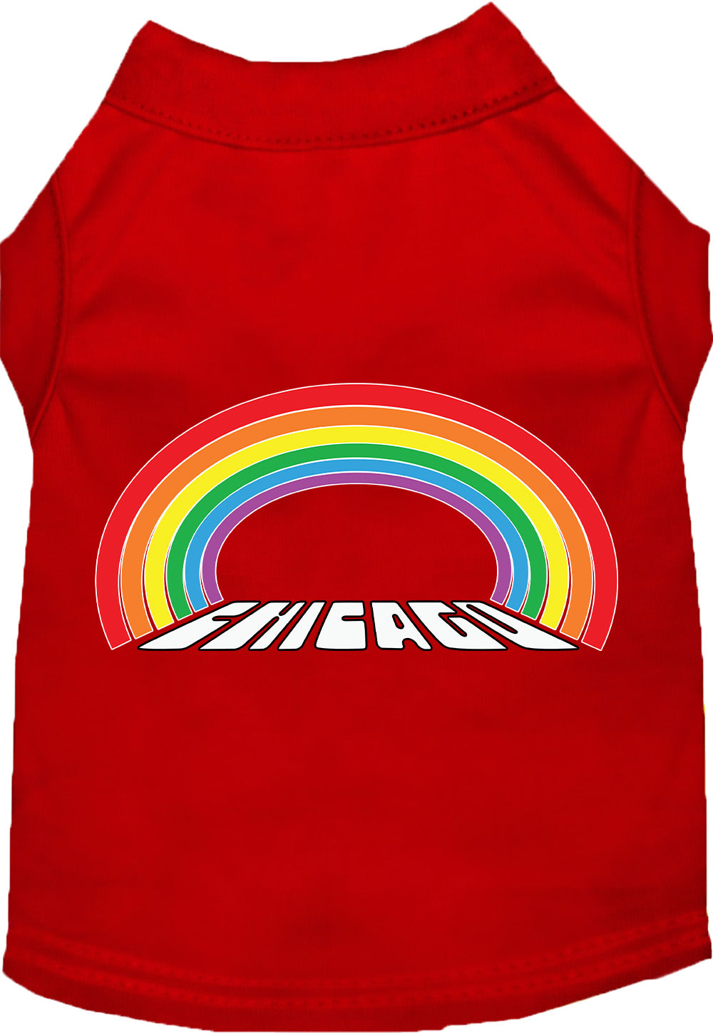 Chicago Rainbow Pet Shirt