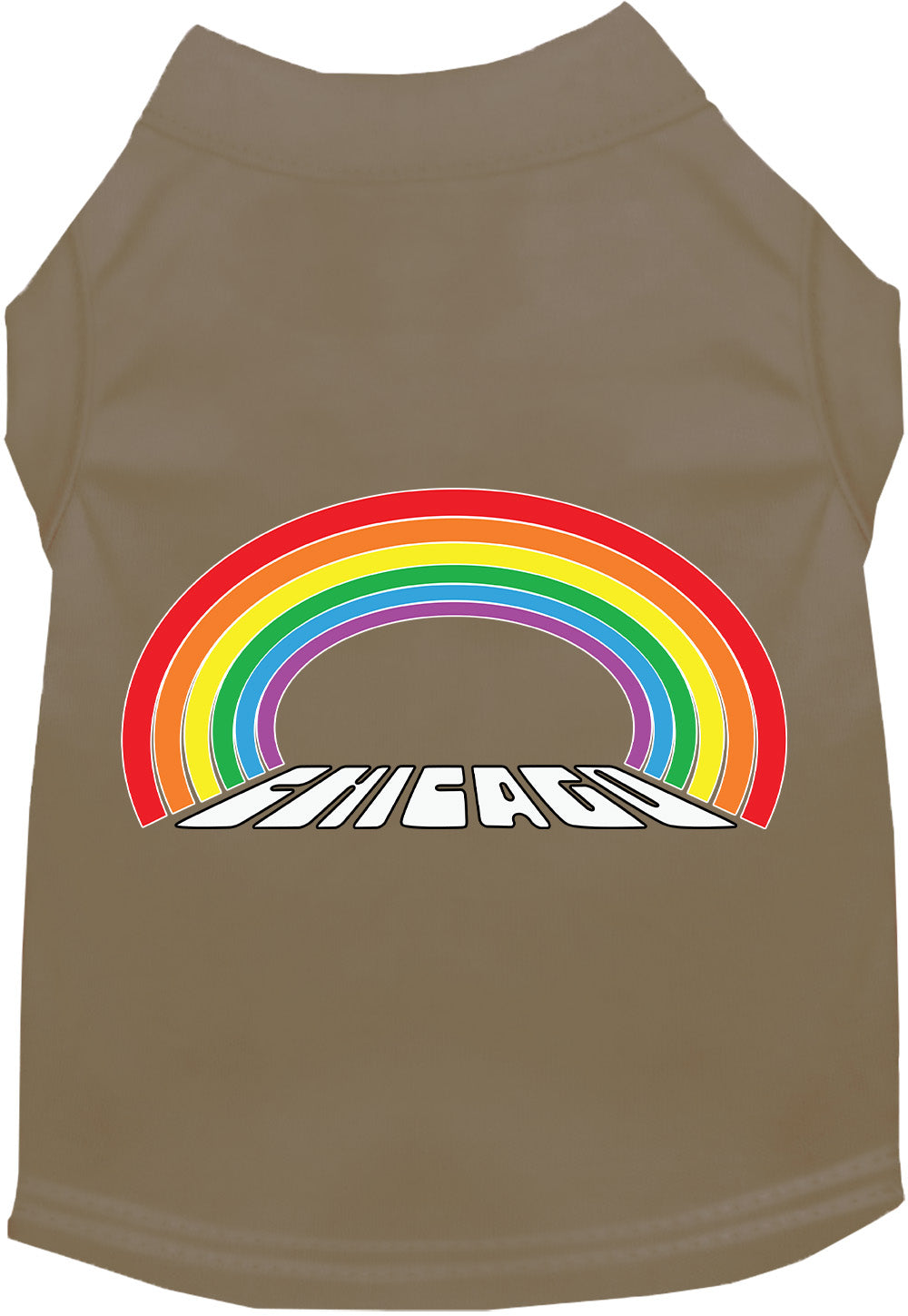 Chicago Rainbow Pet Shirt