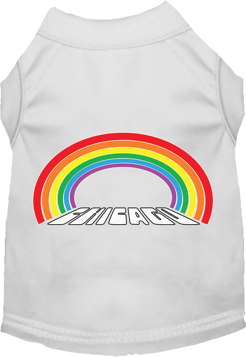 Chicago Rainbow Pet Shirt