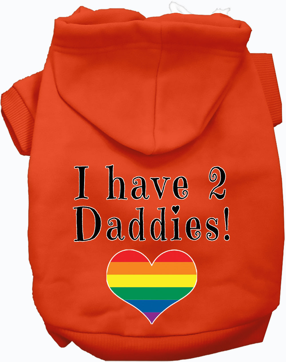 I Have 2 Daddies Pet Hoodie
