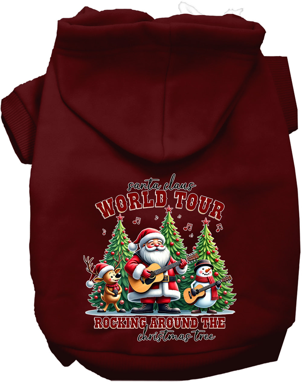 Santa Claus Welttournee Haustier-Kapuzenpullover