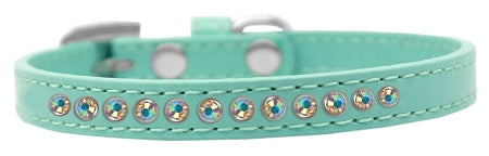 One Row AB Crystal Rimset Dog Collar