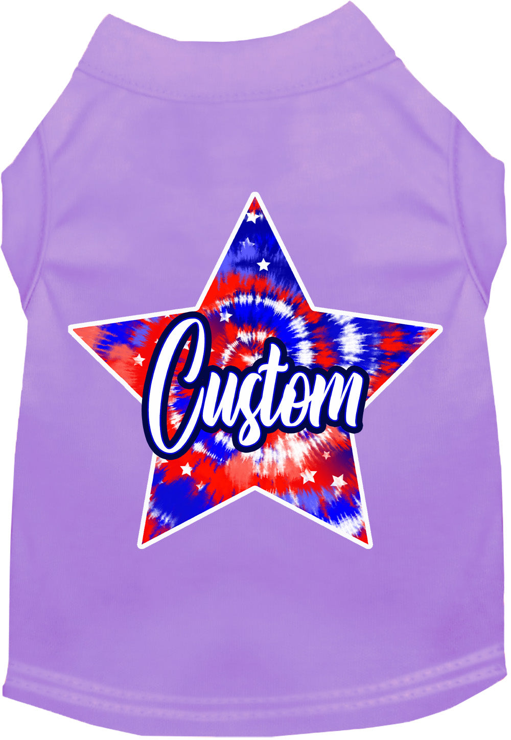 Custom Patriotic Tie Dye Pet Shirt