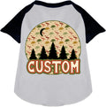 Custom Under the Stars Pet Raglan Shirts