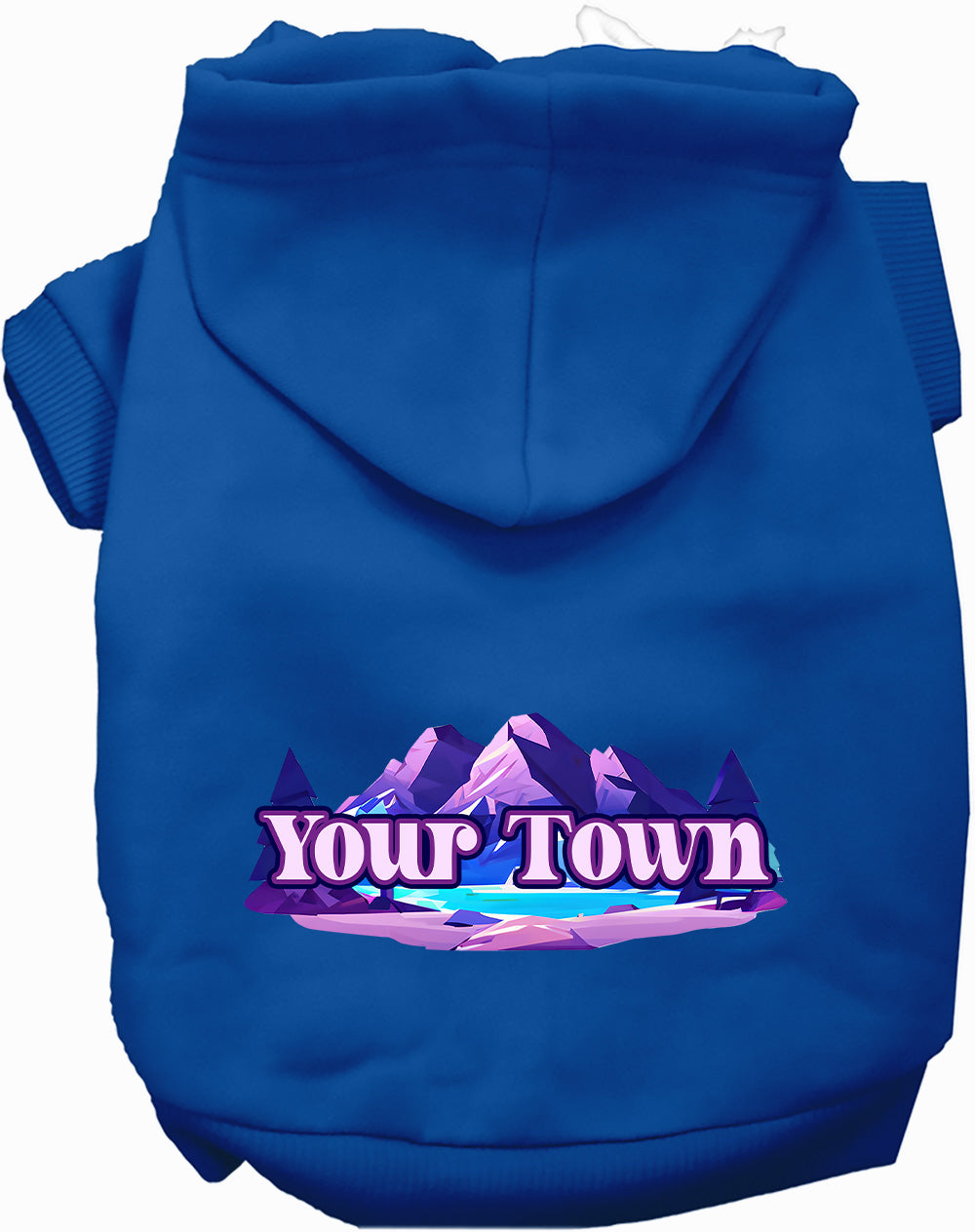 Custom Alpine Pawscape Pet Hoodie