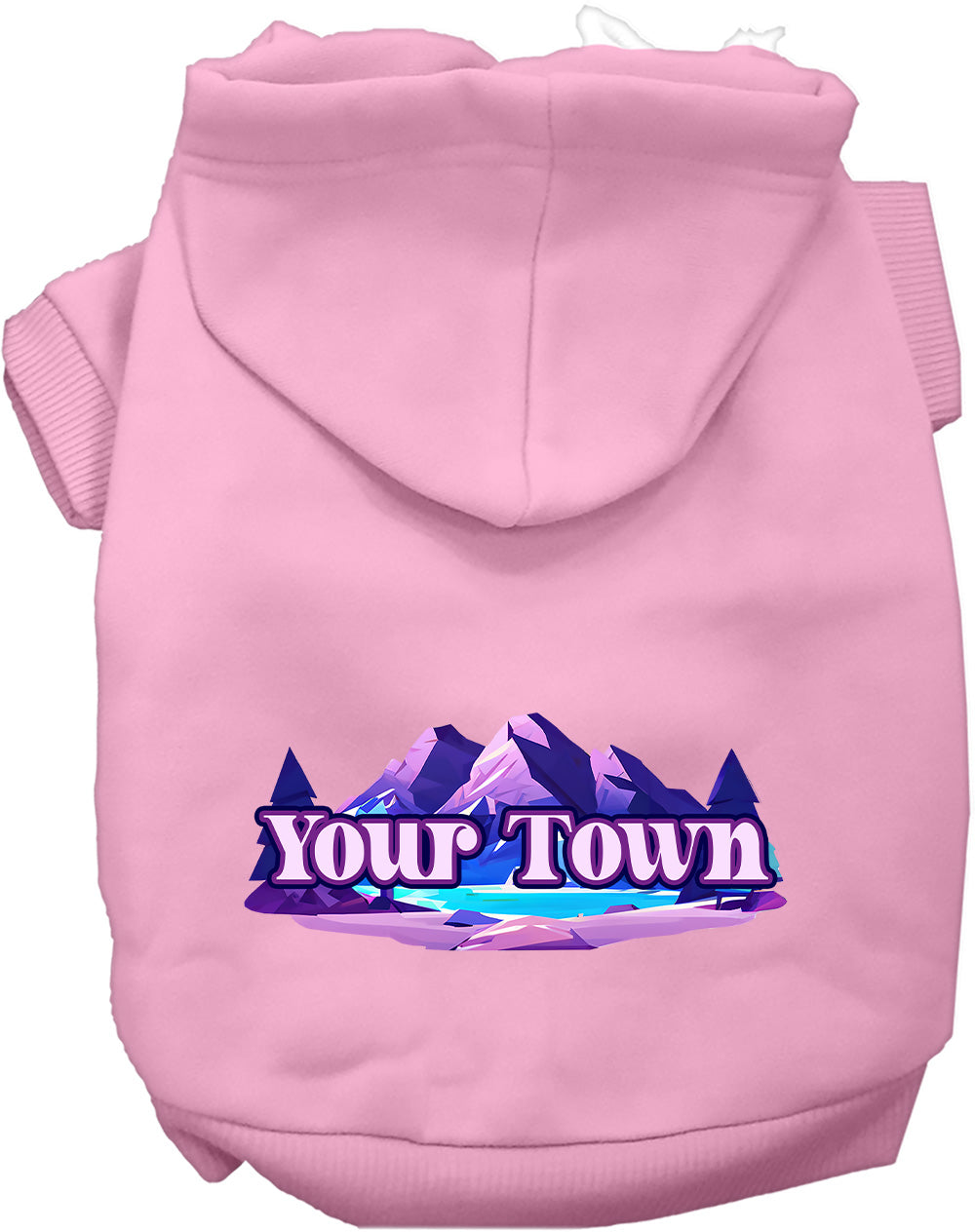 Custom Alpine Pawscape Pet Hoodie