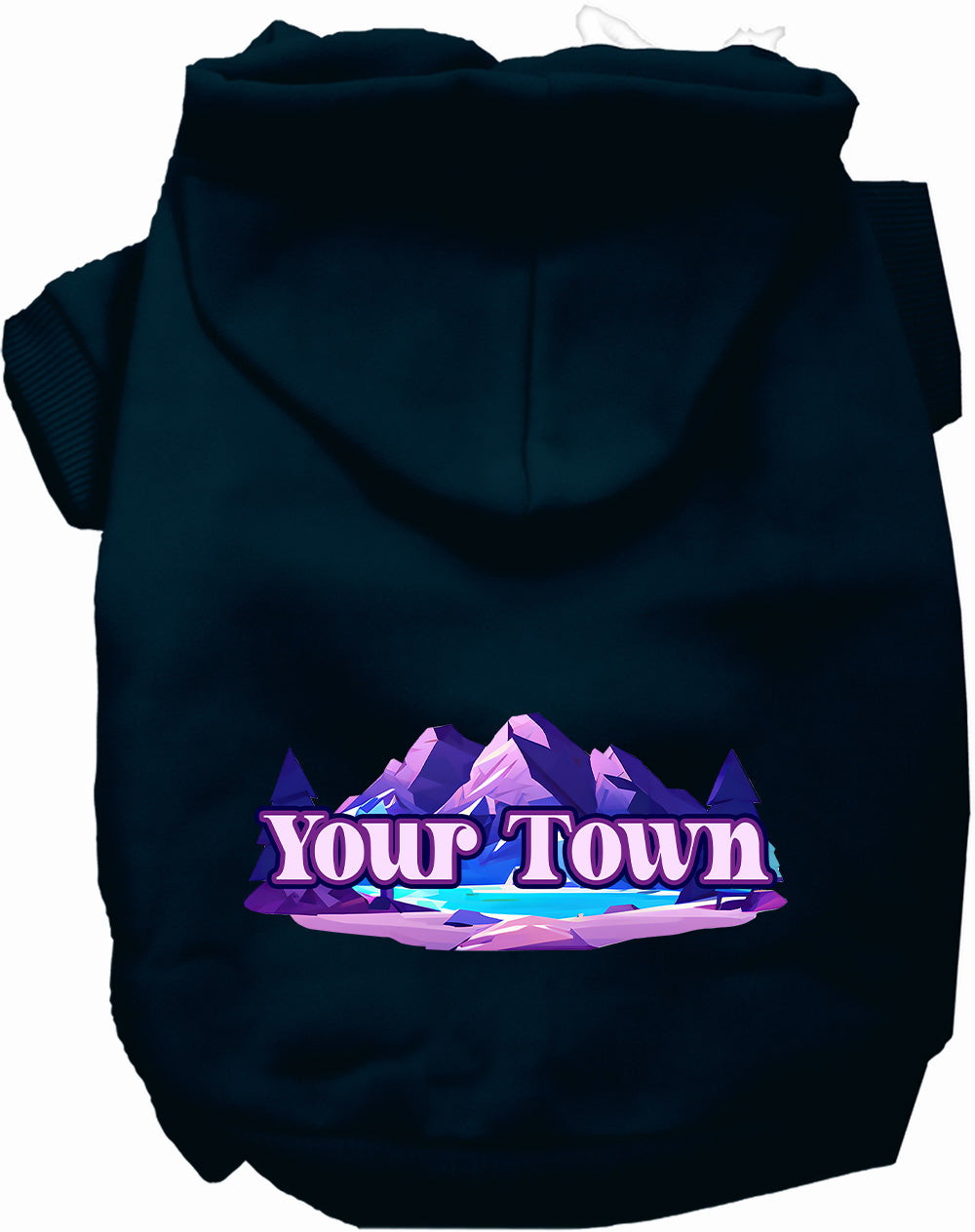 Custom Alpine Pawscape Pet Hoodie
