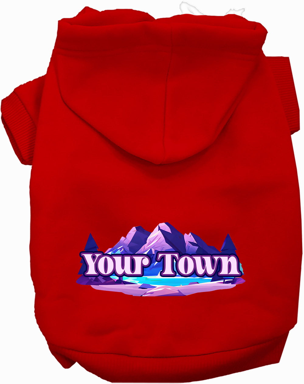 Custom Alpine Pawscape Pet Hoodie