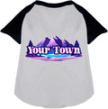 Custom Alpine Pawscape Pet Raglan Shirts
