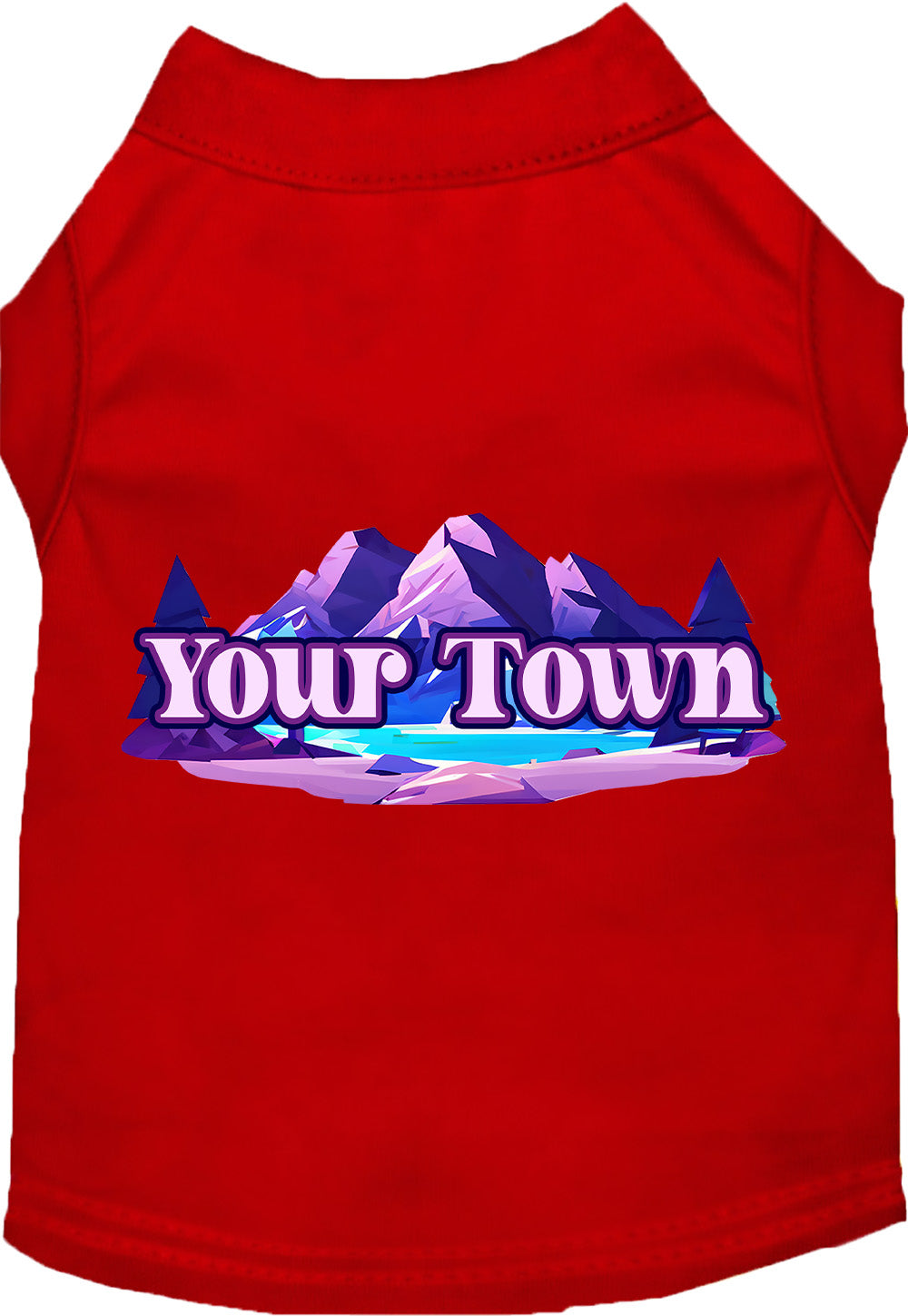 Custom Alpine Pawscape Pet Shirt
